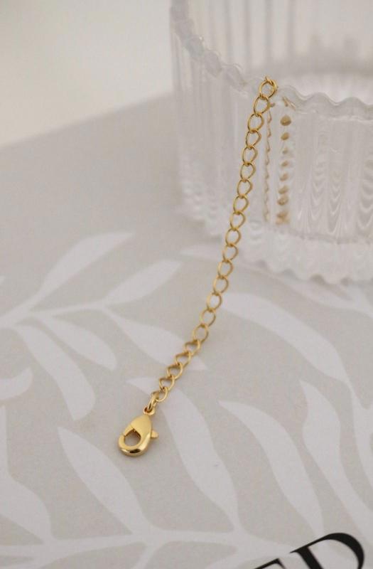 Extensor Banhado A Ouro 18k 7cm 
